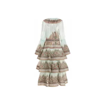 Zimmermann Floral print Ruffled Midi Dress
