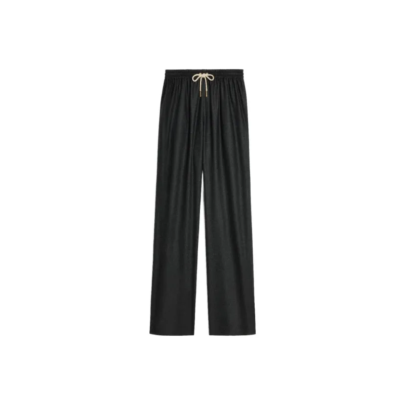 CELINE Straight Jogging Pants In Cashmere Flannel-0