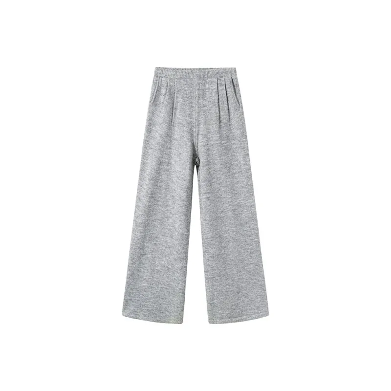 Ouyang Casual Pants Women's Mist Gray-0