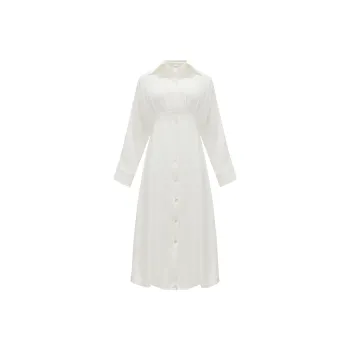 FOREVER 21 Long-Sleeved Dresses Women's White