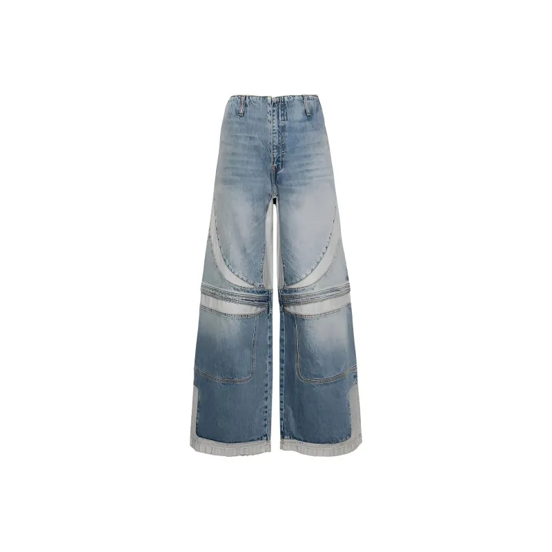 AMIRI Mid rise Wide leg Jeans-0