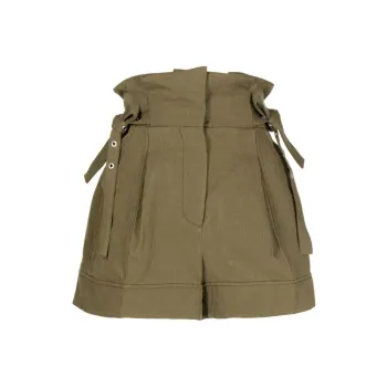 3.1 Phillip Lim Paperbag Cotton linen Shorts