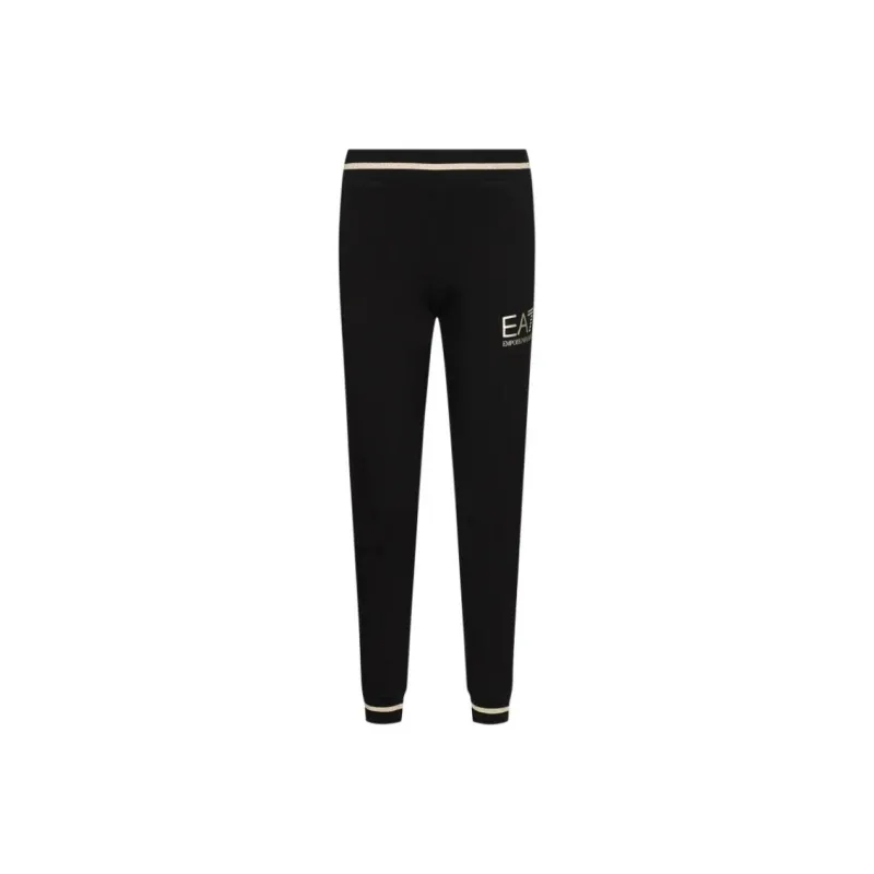 EMPORIO ARMANI SS23 Knitted Sports Pants Women's Black-0