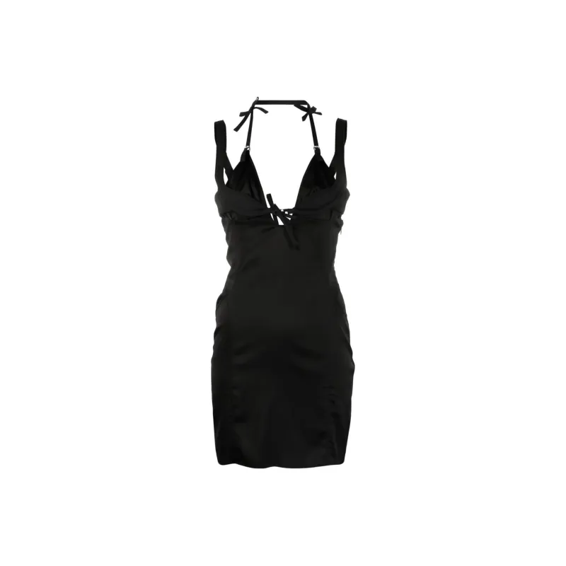 Jacquemus La Robe Ciceri Mini Dress 'Black'-0
