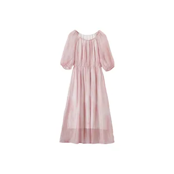 XIANGYING Short Sleeved Dress Women's