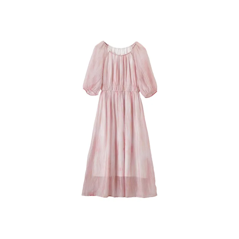 XIANGYING Short Sleeved Dress Women's-1
