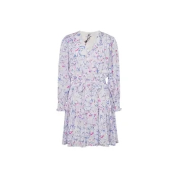 SUNCOO Long-Sleeved Dresses Women's Light Purple