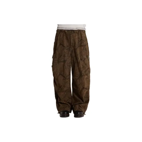 Jaded London Cargo Pants Unisex Green Camouflage