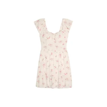 Hollister Short Sleeved Dresses Women's White Floral