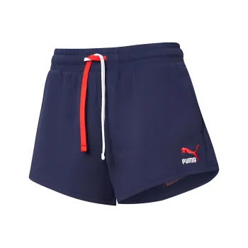 PUMA Casual Shorts Women's Tweed Blue