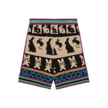 GUCCI Bunny Knitted Shorts