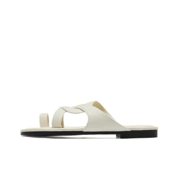AGSDON Slide Slippers Women's Beige/Black