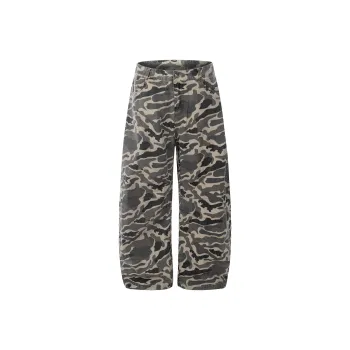 Vine Color Jeans Unisex Camouflage