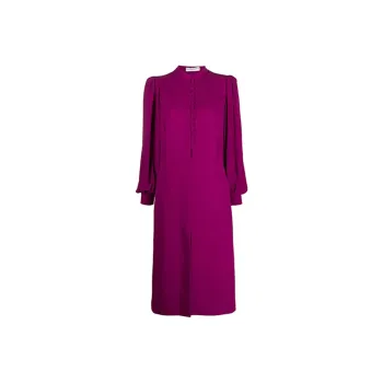 GIVENCHY FW21 Long Sleeved Dress Women's Rose Red