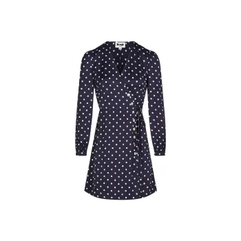 Rouje GABINETTE DRESS Long-Sleeved Dresses Women's Marine Blue