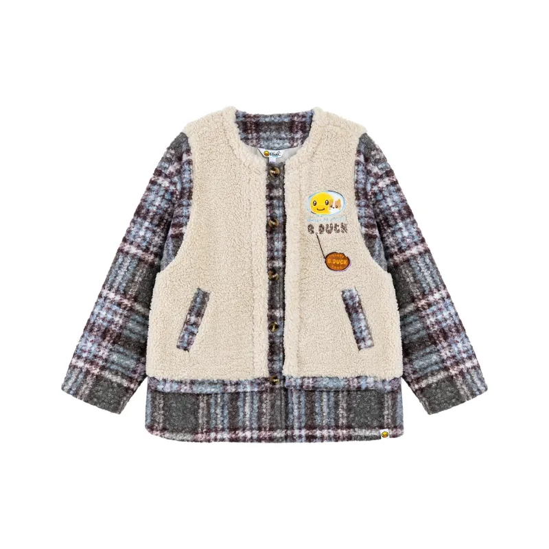B.Duck Puffer Jacket Women's Beige Apricot-0