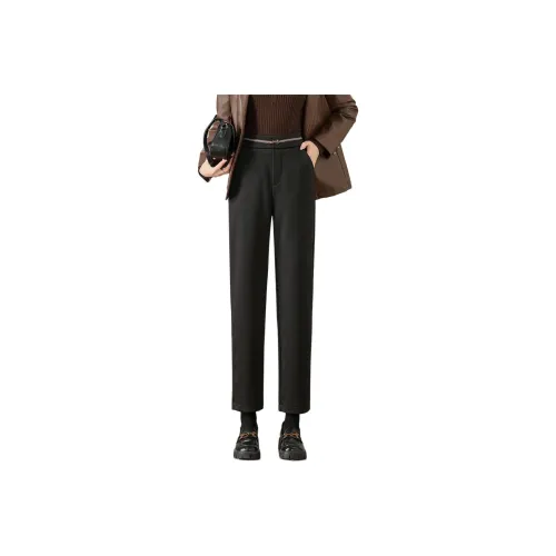 Mylan Casual pants Fleece Women's Black Consider 1 Size Up