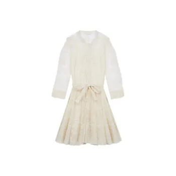 Maje Long Sleeved Dresses Women's Light Umber