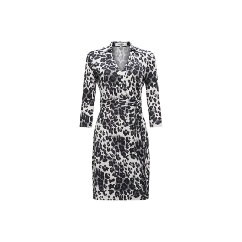 DVF Diane Von Furstenberg FW23 Long-Sleeved Dresses Women's Black-0