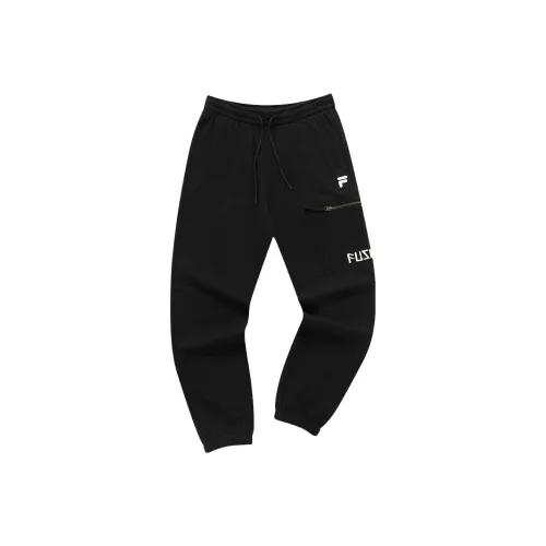 FILA FUSION Knitted Sweatpants Women's Black