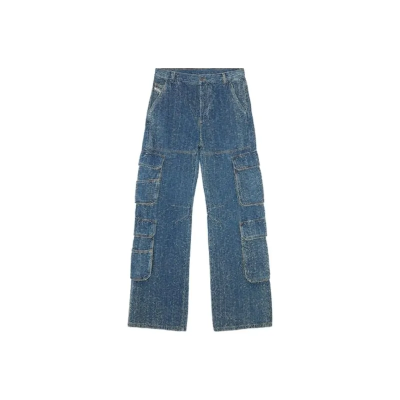 DIESEL D Sire Cargo S2 Trousers 'Denim'-0