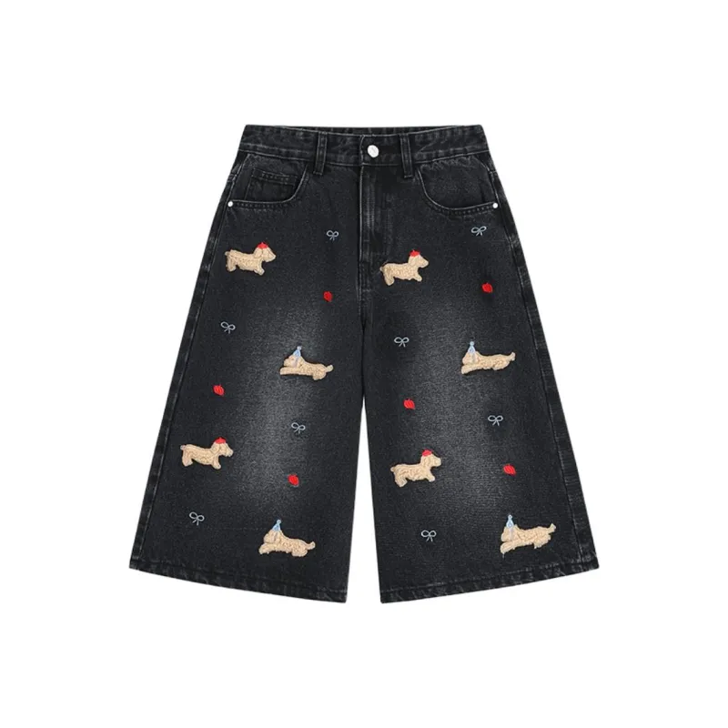 Dme Denim Shorts Unisex-0