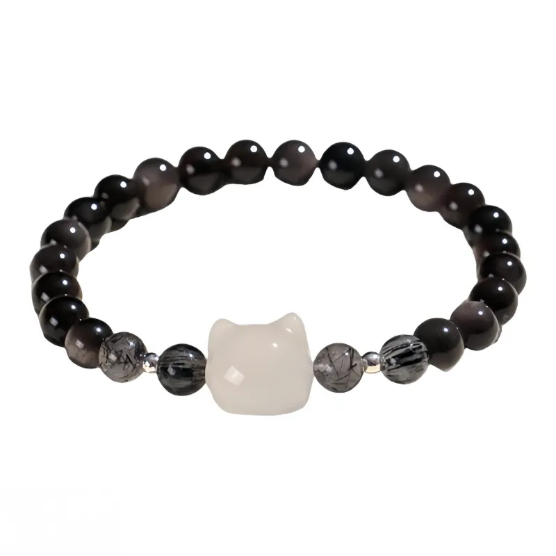 Noritake Obsidian Bracelets Unisex-4