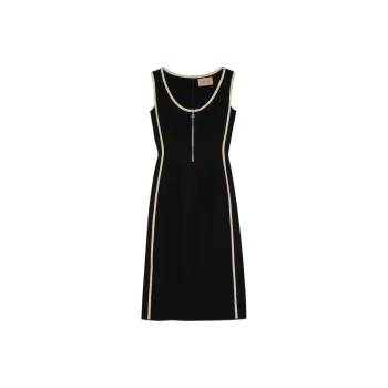 GUCCI SS22 Sleeveless Dress Women's Black