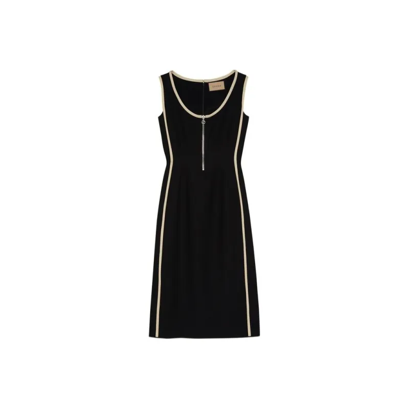 GUCCI SS22 Sleeveless Dress Women's Black-0