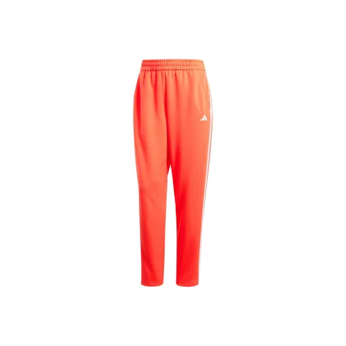 Adidas Aeroready Train Essentials Pants Knitted Sports Pants Women's Light Red