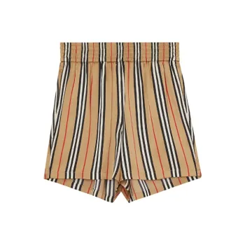 Burberry Icon Stripe Shorts Beige