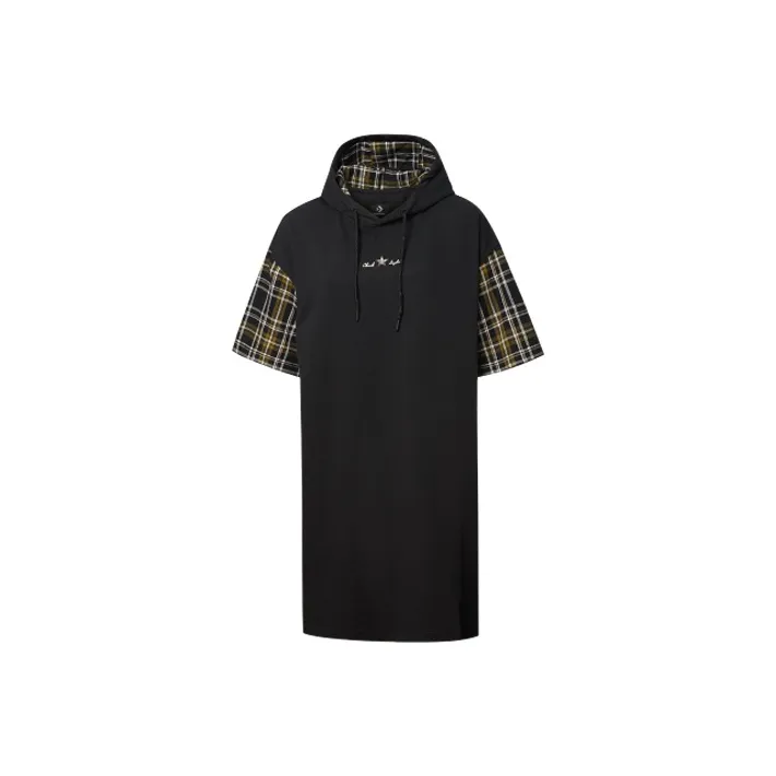 Converse Short Sleeved Dresses Women's Black-0