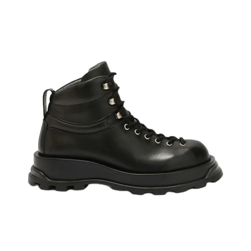 JIL SANDER Round Toe Ankle Boots Women's-1