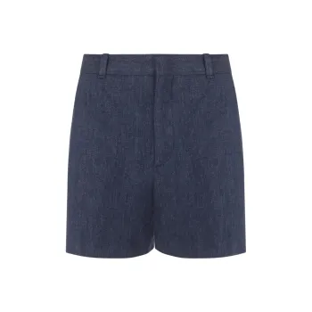 Chloé High Waist Tailored Bermuda Shorts