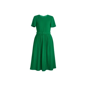 ROEYSHOUSE Short Sleeved Dresses Women's Green
