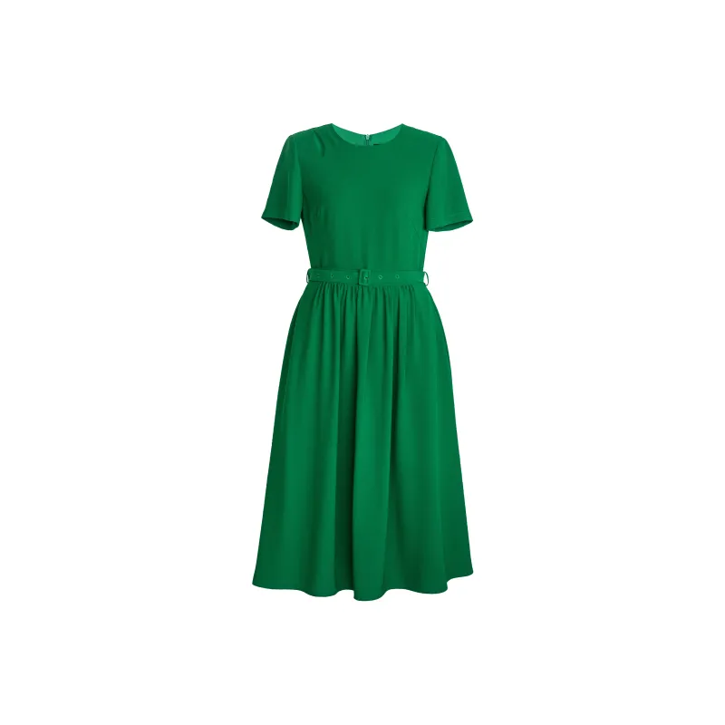 ROEYSHOUSE Short Sleeved Dresses Women's Green-0
