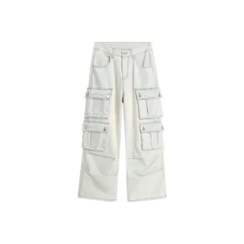 VINMUK Jeans Unisex White