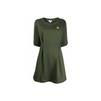 KENZO Short Sleeved Dresses Women's Green