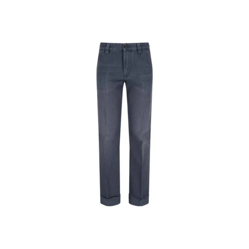 MIU MIU Logo Detailed Trousers-0