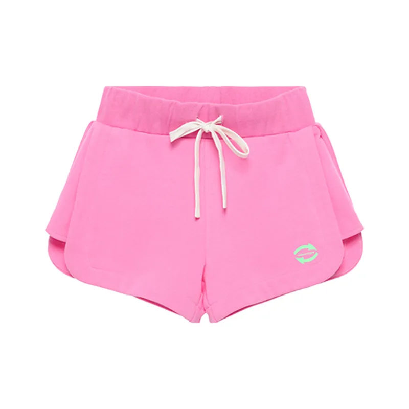 TEMPLER OF FAITH Casual Shorts Women's Pink-0