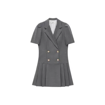 Sandro Short Sleeved Dresses Women's Medium Gray