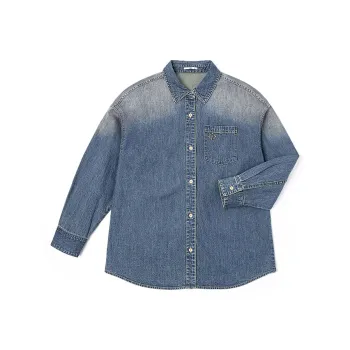 Lee Shirts Women's Medium Dark Blue