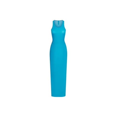 Skims Slip Dresses Women's Blue