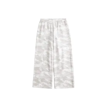 Hollister Casual Pants Women's Light Gray Camouflage