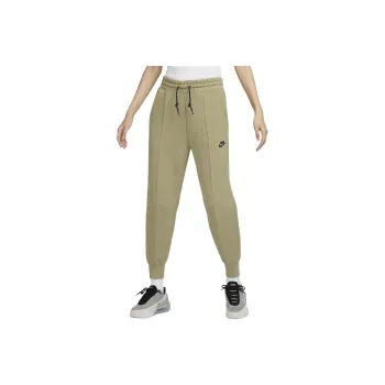 Nike Sportswear Tech Fleece Knitted Sports Pants Women's Olive Green