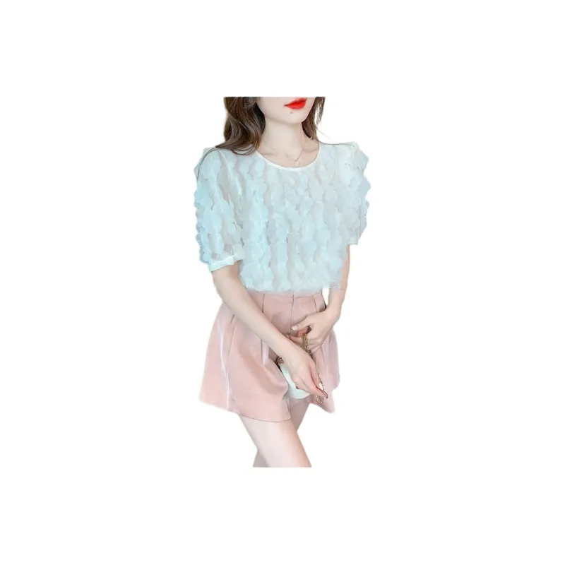 Mu Xiao Xin Chiffon Shirt Women's-0