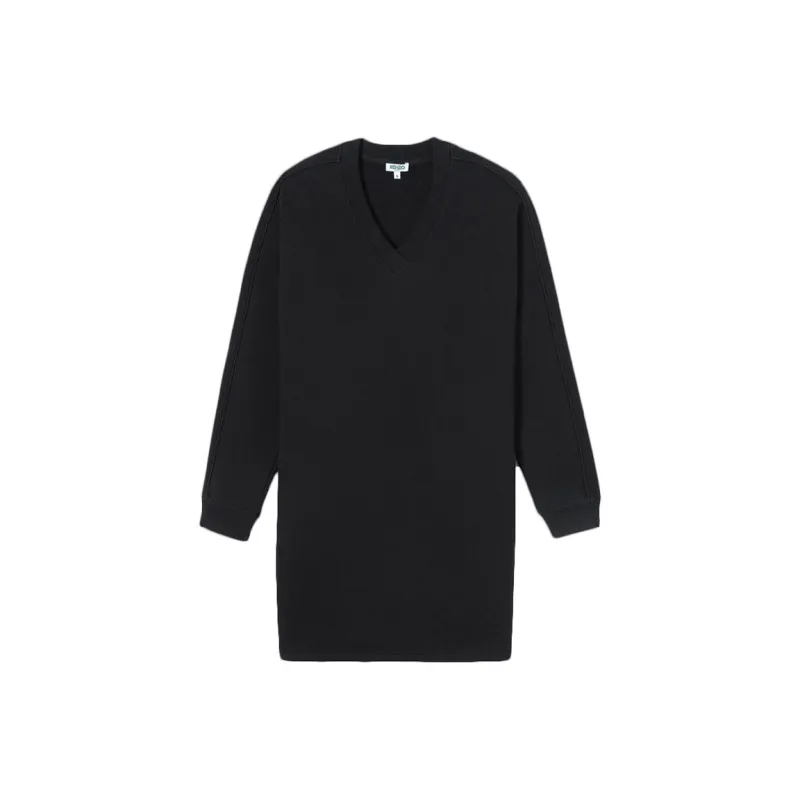 KENZO Long Sleeved Dresses Women's Black-0
