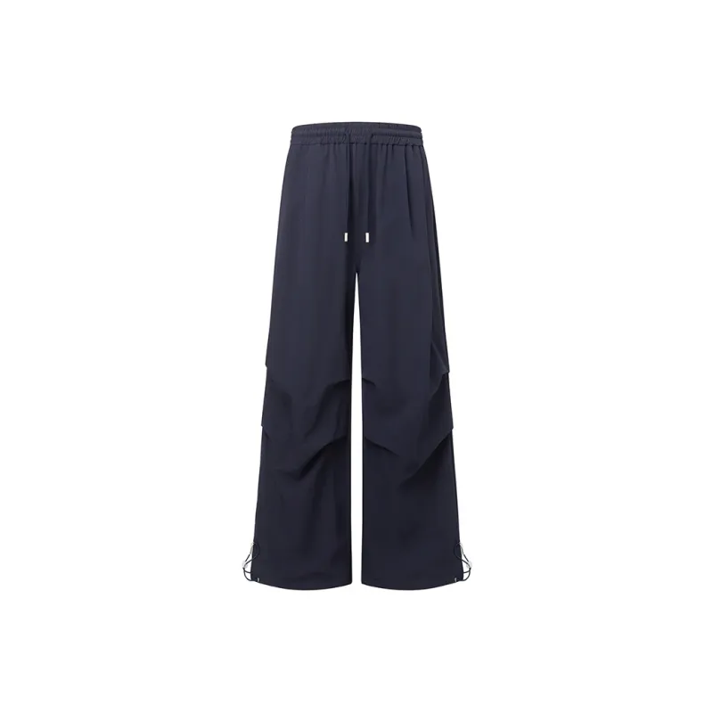 ZAZN Casual Pants Women's Navy Blue-0