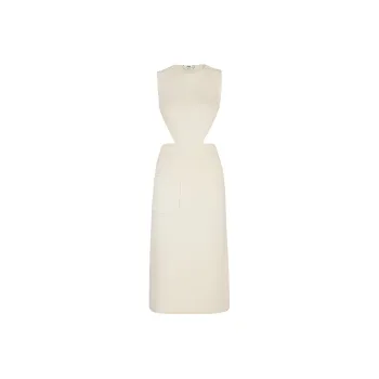 FENDI Sleeveless Dresses Women's White