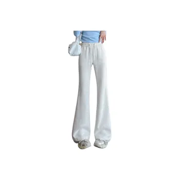 SITOL Casual Pants Women's Hemp White
